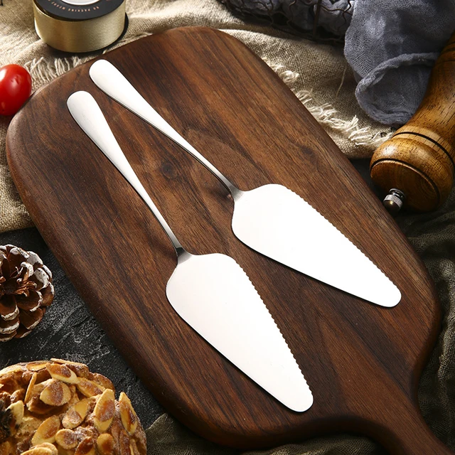 Custom wedding cake cutter server shovel stainless steel cake knife