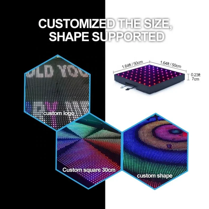 New Design Outdoor Illuminated Rgbw Led Video Dance Floor