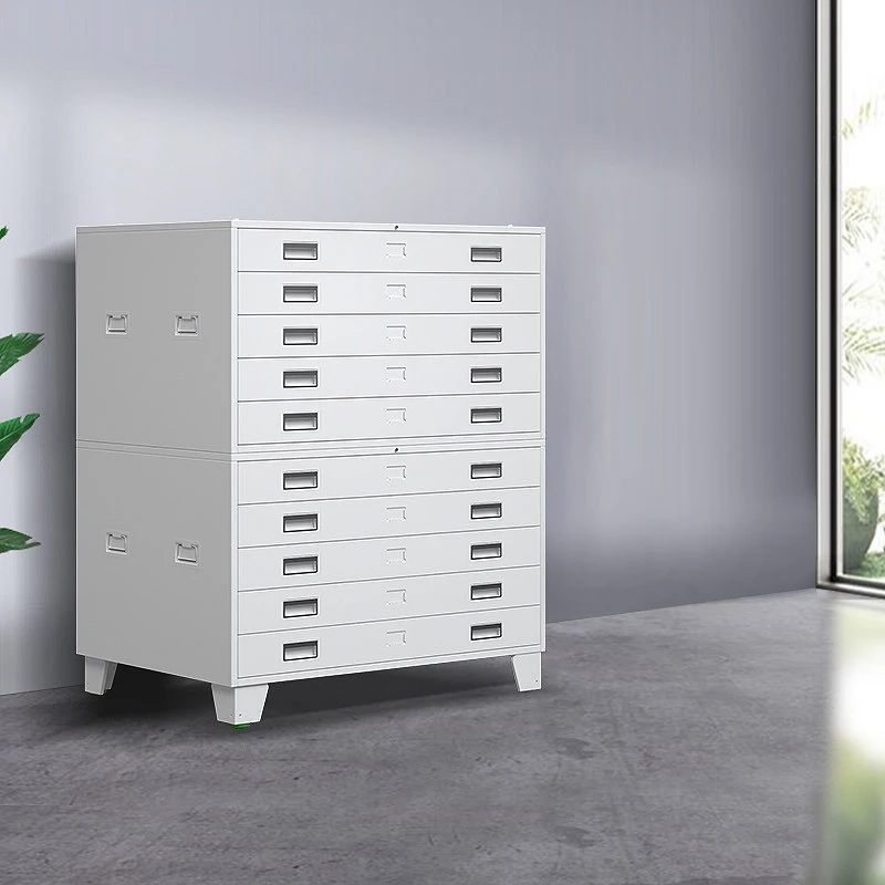 A1 A0 size drawings storage filing  cabinets art paper storage cabinet Large vertical plan map drawer flat file cabinet