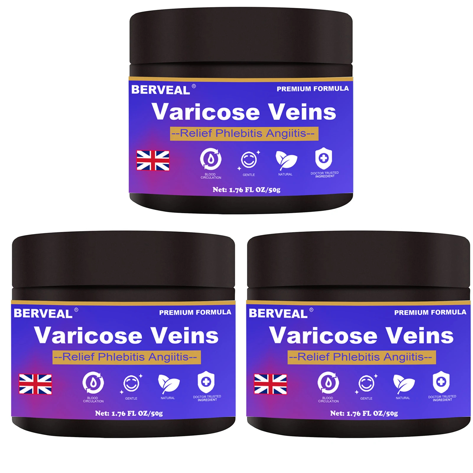 Varicose Veins Creams, Varicose Veins Treatment for Legs Suitable for Spider Veins, Improve Blood Circulation