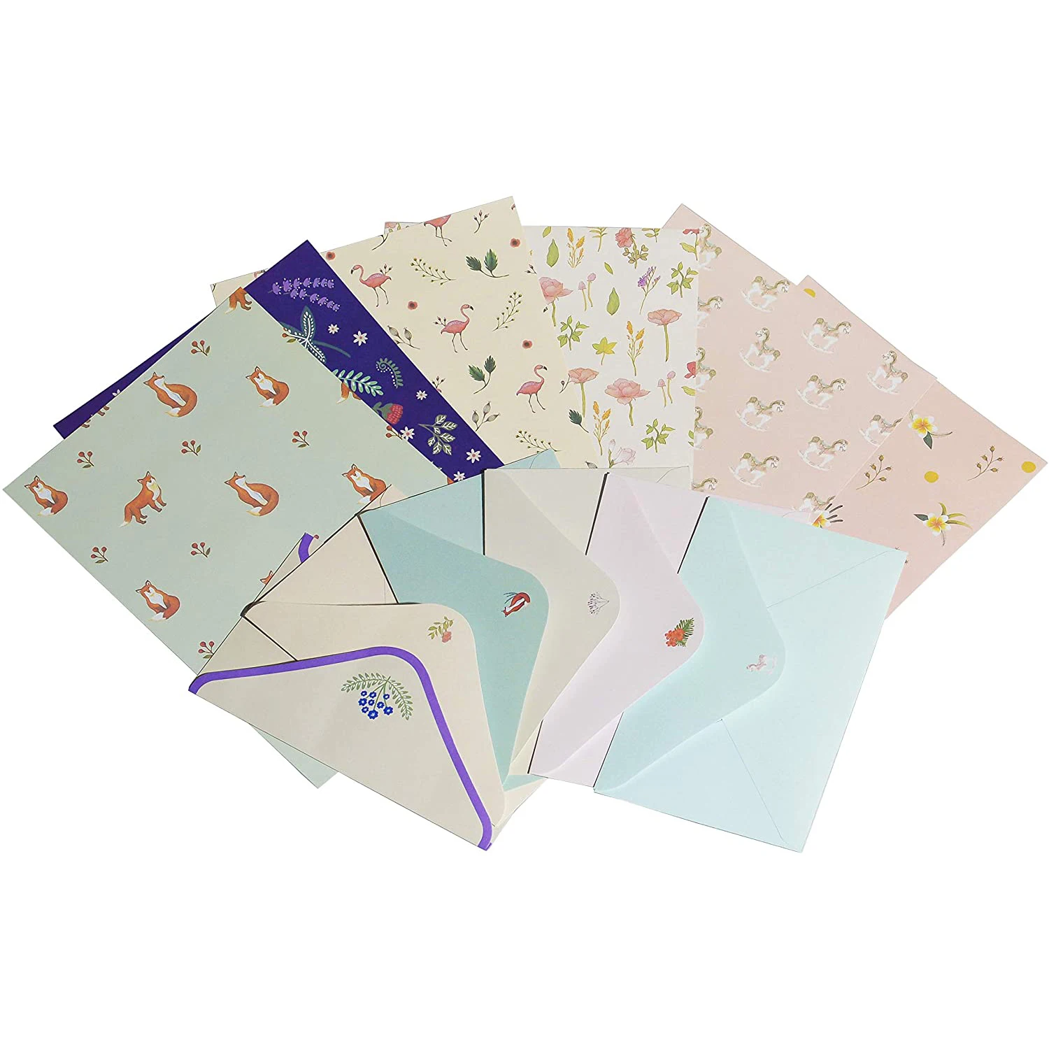 Канцелярские товары, бумажные пустые Блокноты с конвертами, набор из бумаги для письма, милые красивые буквы, Канцтовары