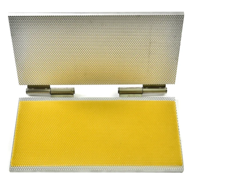 Beekeeping Notebook Casting Mould Embossing Machine or Manual Square Foundation Wax Mould From China Manufacturer