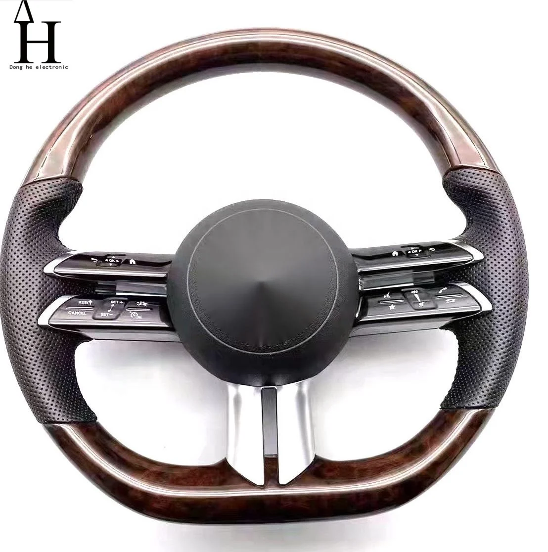 Custom new design LED carbon fiber AMG style steering wheel W204 W212 W221 W222 W223 AMG S63 2005-2021