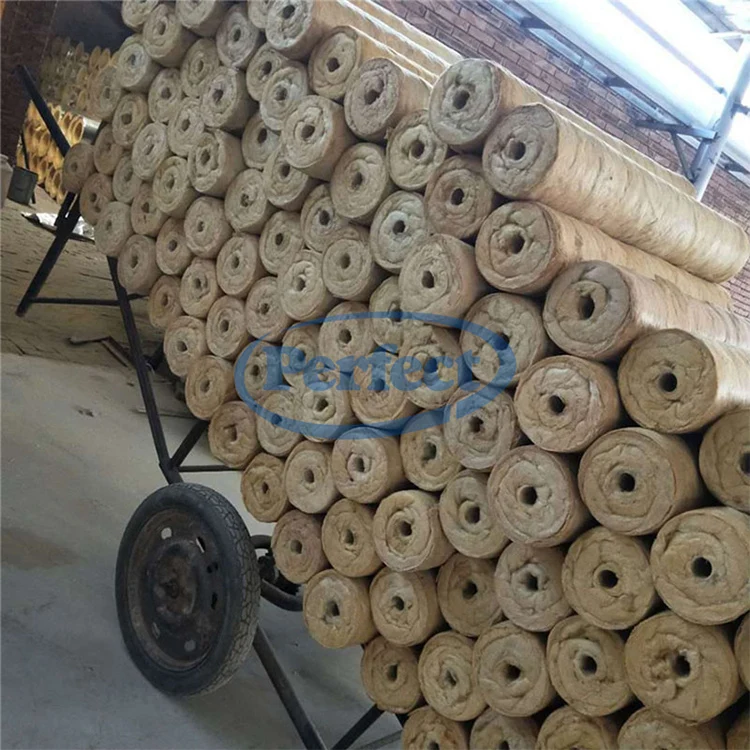 Stone Thermal Mineral Insulation Rock Wool Pipe And Tube for insulation project conduit Keep warm
