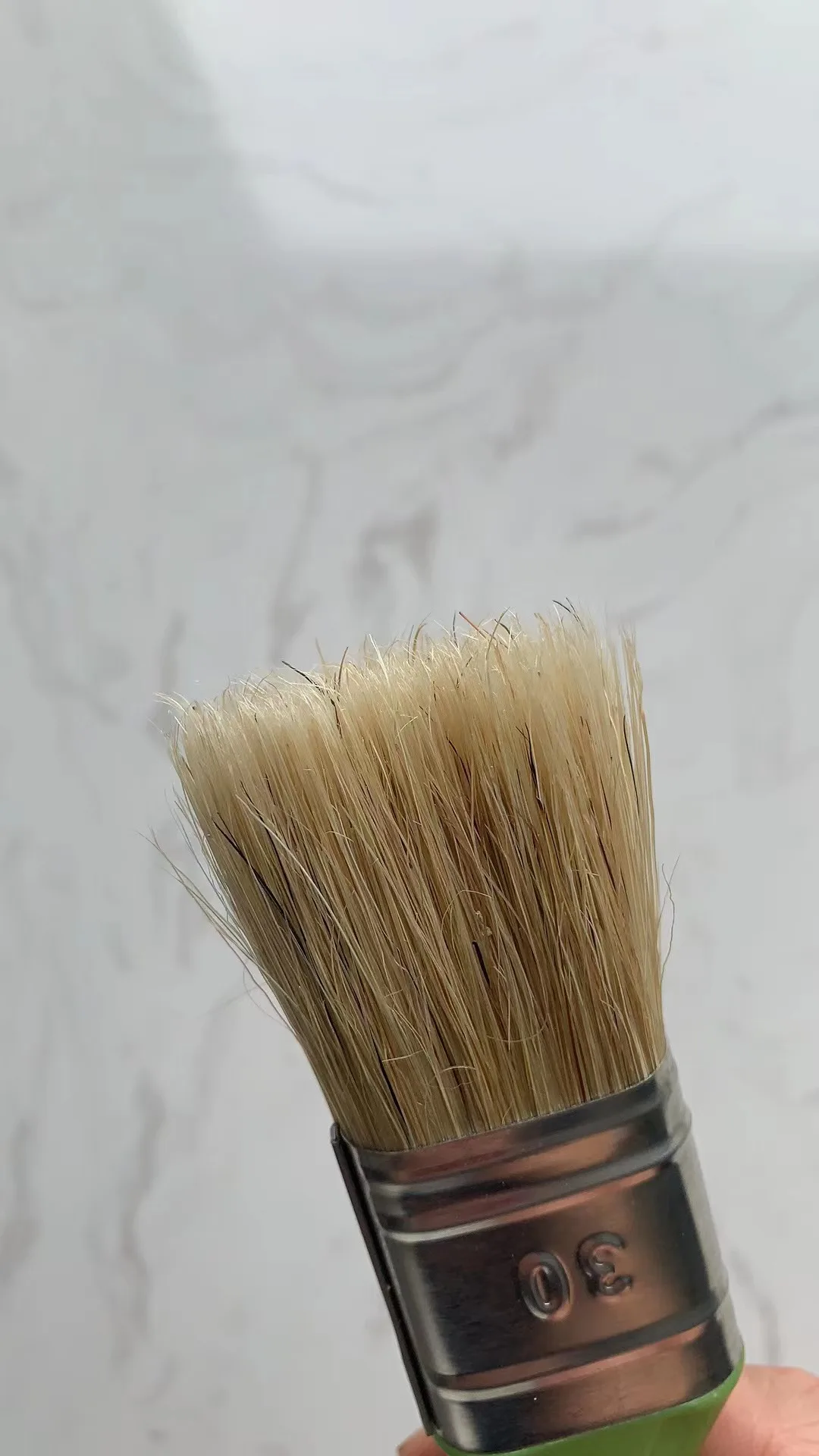 30 Flat Paint Brushes Professional Paint Tools with Treated Plastic Handle