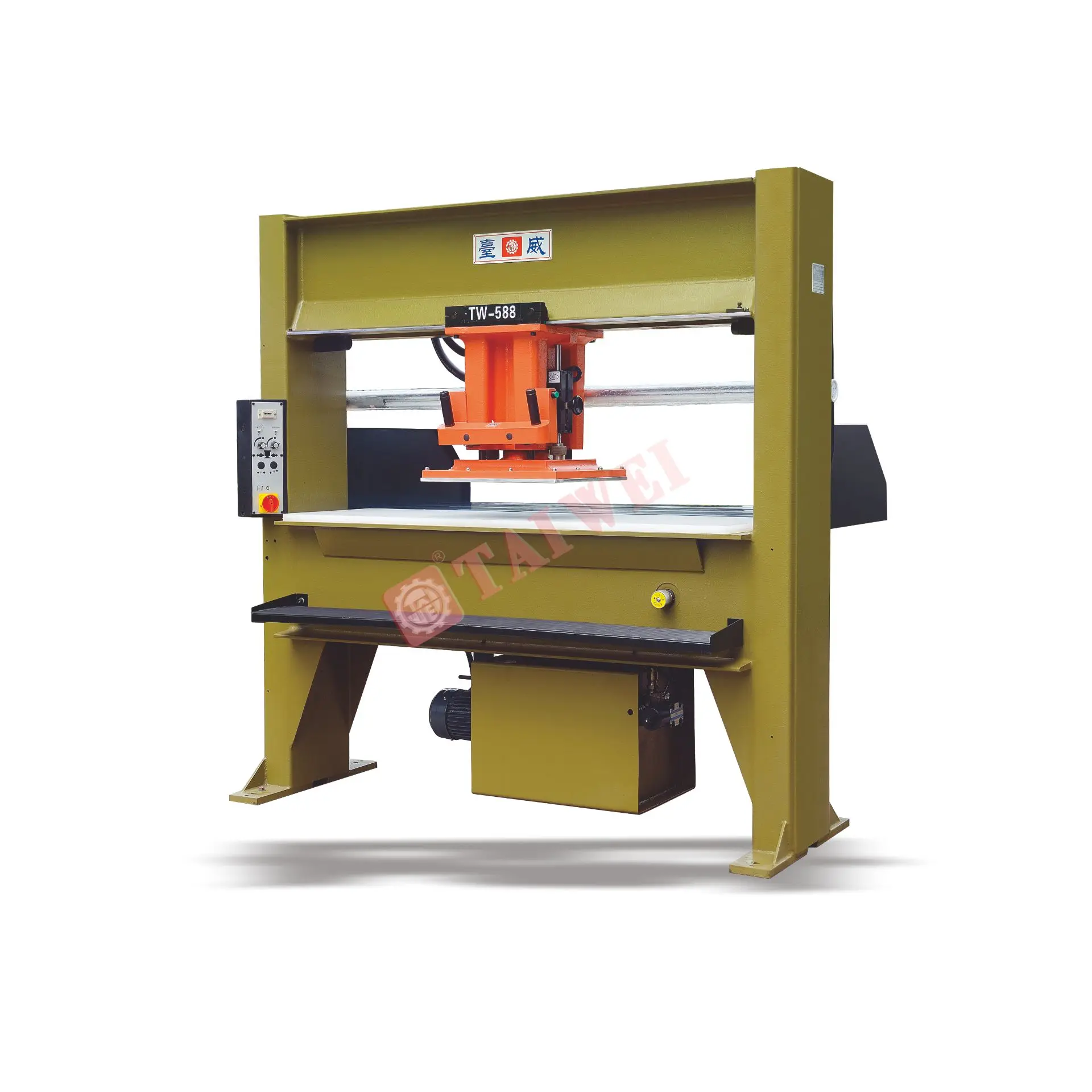 
 Travelling head cutting press  