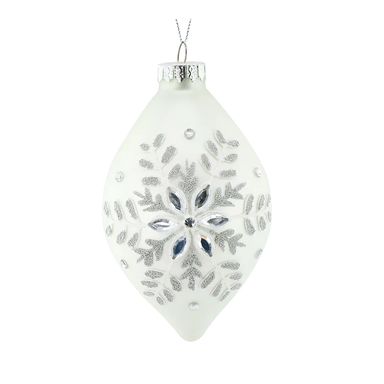 2024 New Handmade Glass Angel Ornament Flocking Christmas Tree Hanging Decoration Sequined UV Design Popular Light Christmas