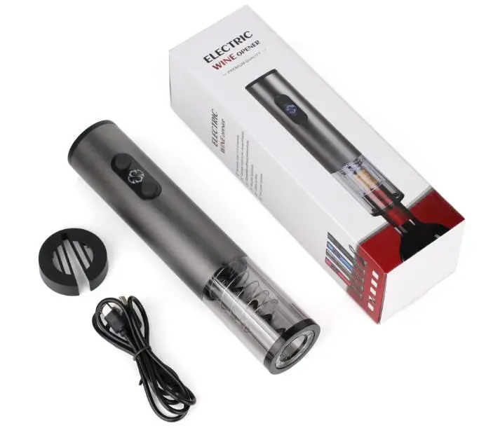 Newest Interesting Products 2023 Novelties Promotional Rechargeable Bottle Opener Automatic Take Out Electric Cork for Wines