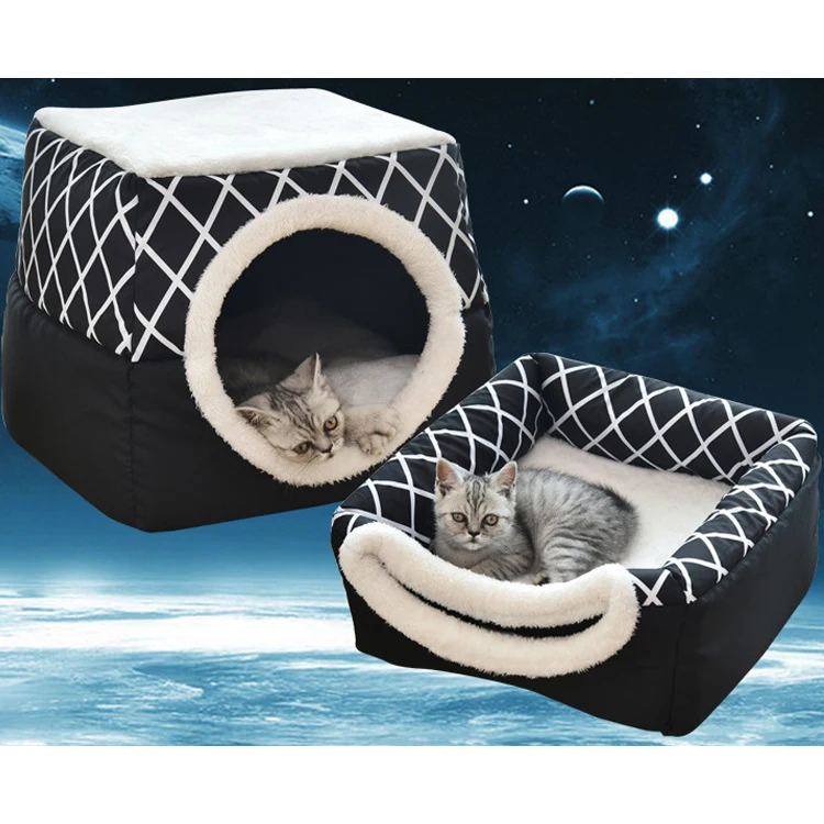 Товары для домашних животных Amazon, оптовая продажа, наполнитель для кошек four seasons space capsule, закрытая Лежанка для кошек