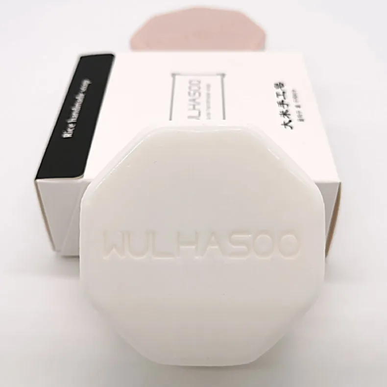 Wholesale Moisturizing Whitening Brightening Handmade Volcanic Mud Natural Rice Soap