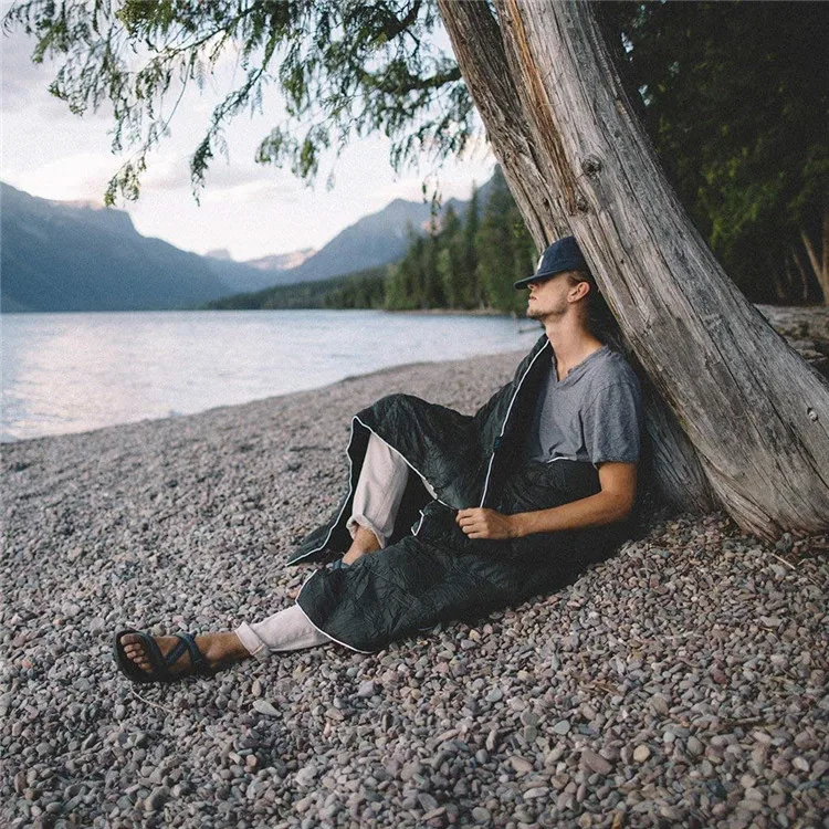 Puffy Printed Outdoor Camping Blanket for Traveling Picnics Beach Trips Concerts