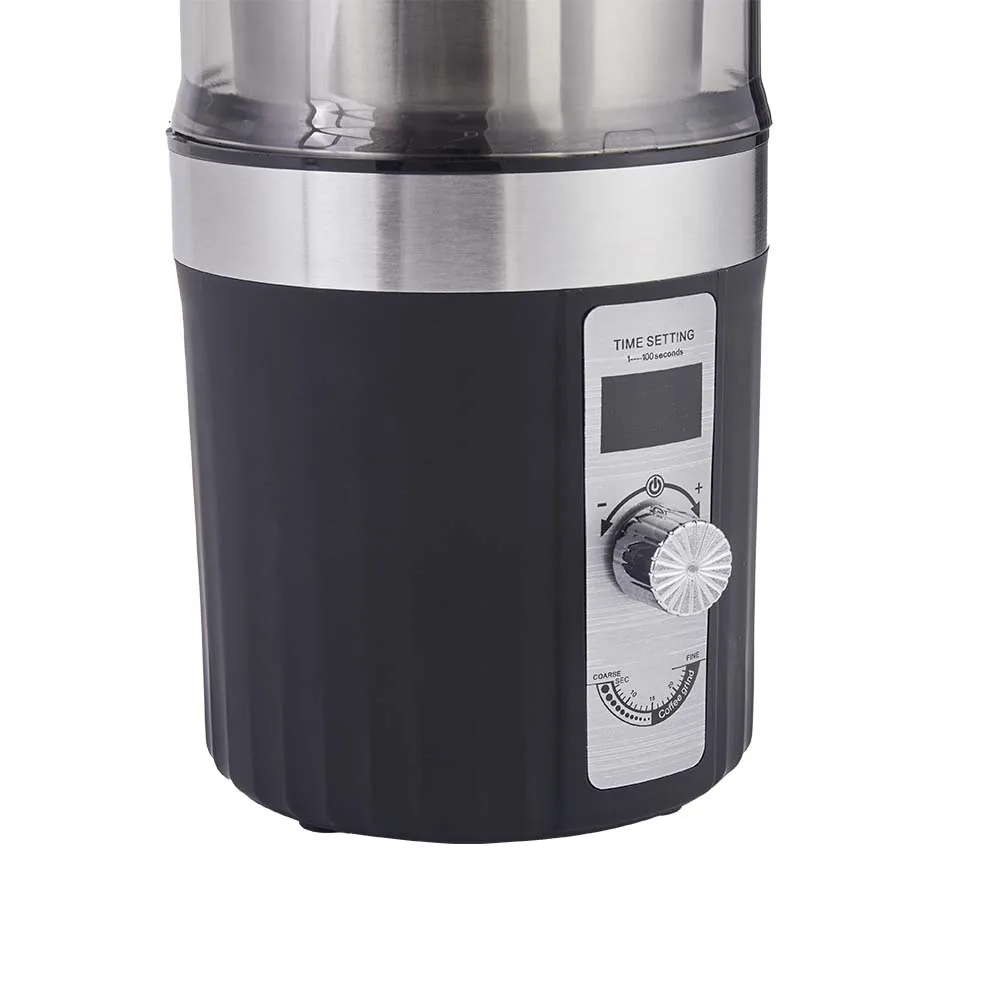 Custom Logo Professional Commercial Coffee Bean Powder Machine Espresso Mill Household Automatic Electric Coffee Grinder