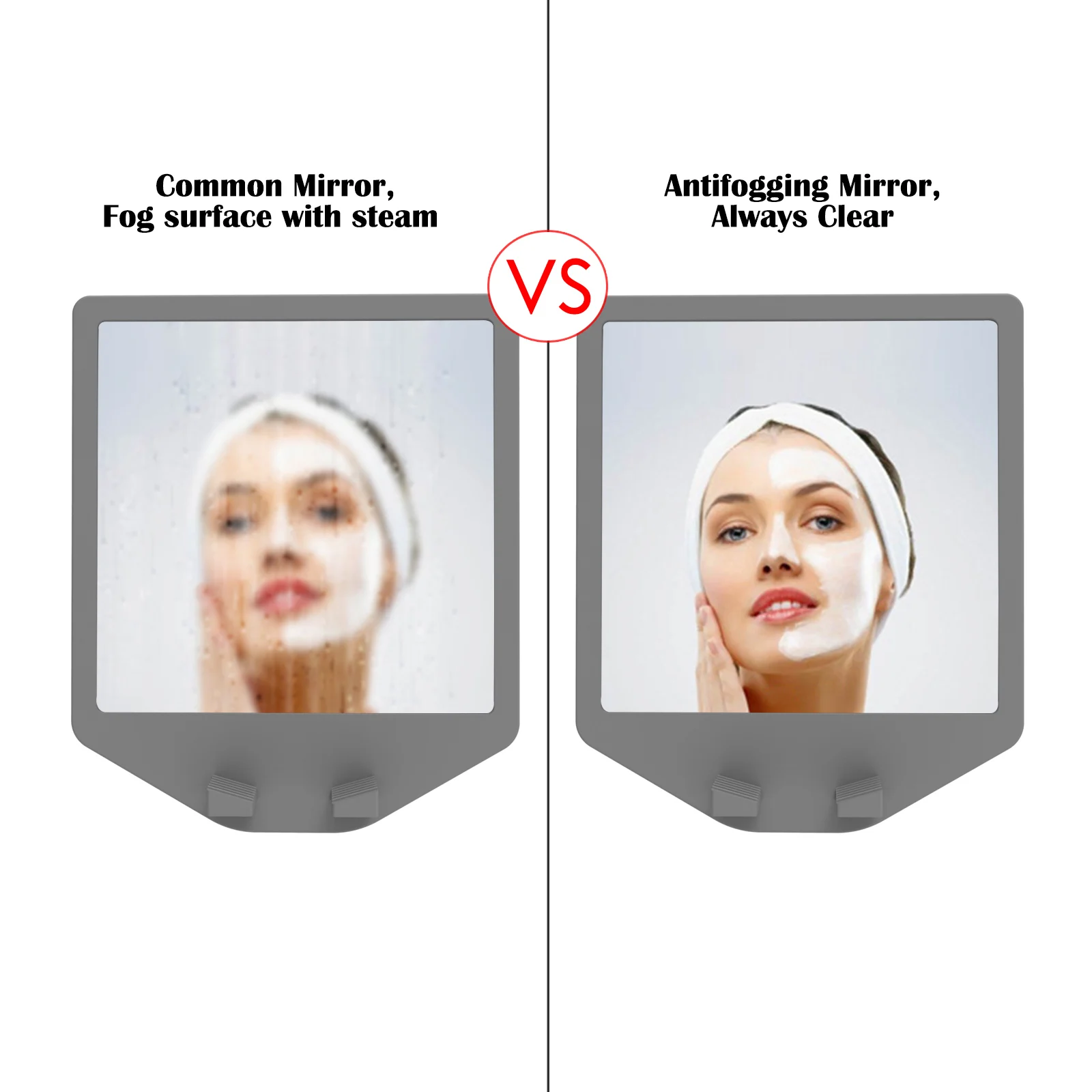 New Silicone Razor Holder Anti-Fog Mirror for Better Life Improved Visibility and Safety for Household Bathroom Accessories