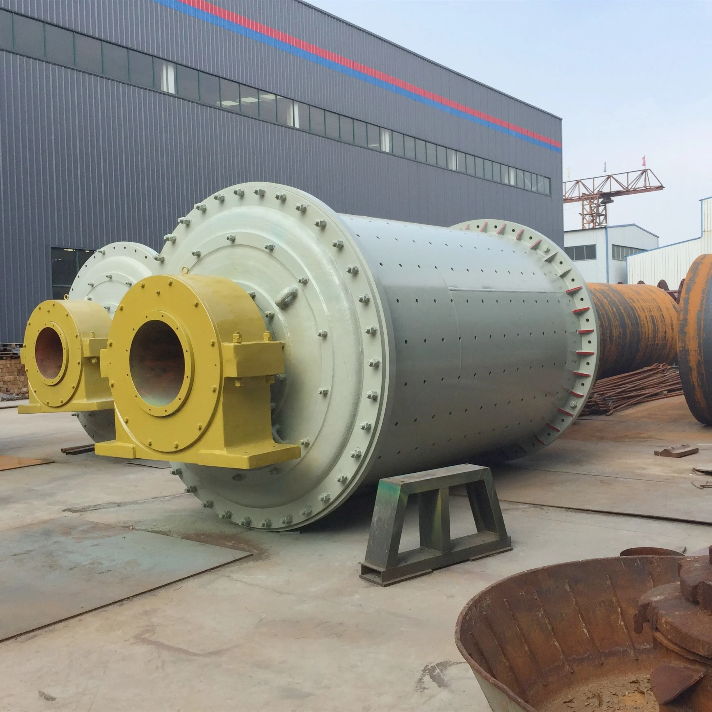 High Quality 2.4x3.6m Barite Ore Rock Gold Mining Ball Mill Price Ball Mill for Caco3 Gold Mining Ball Mill Price