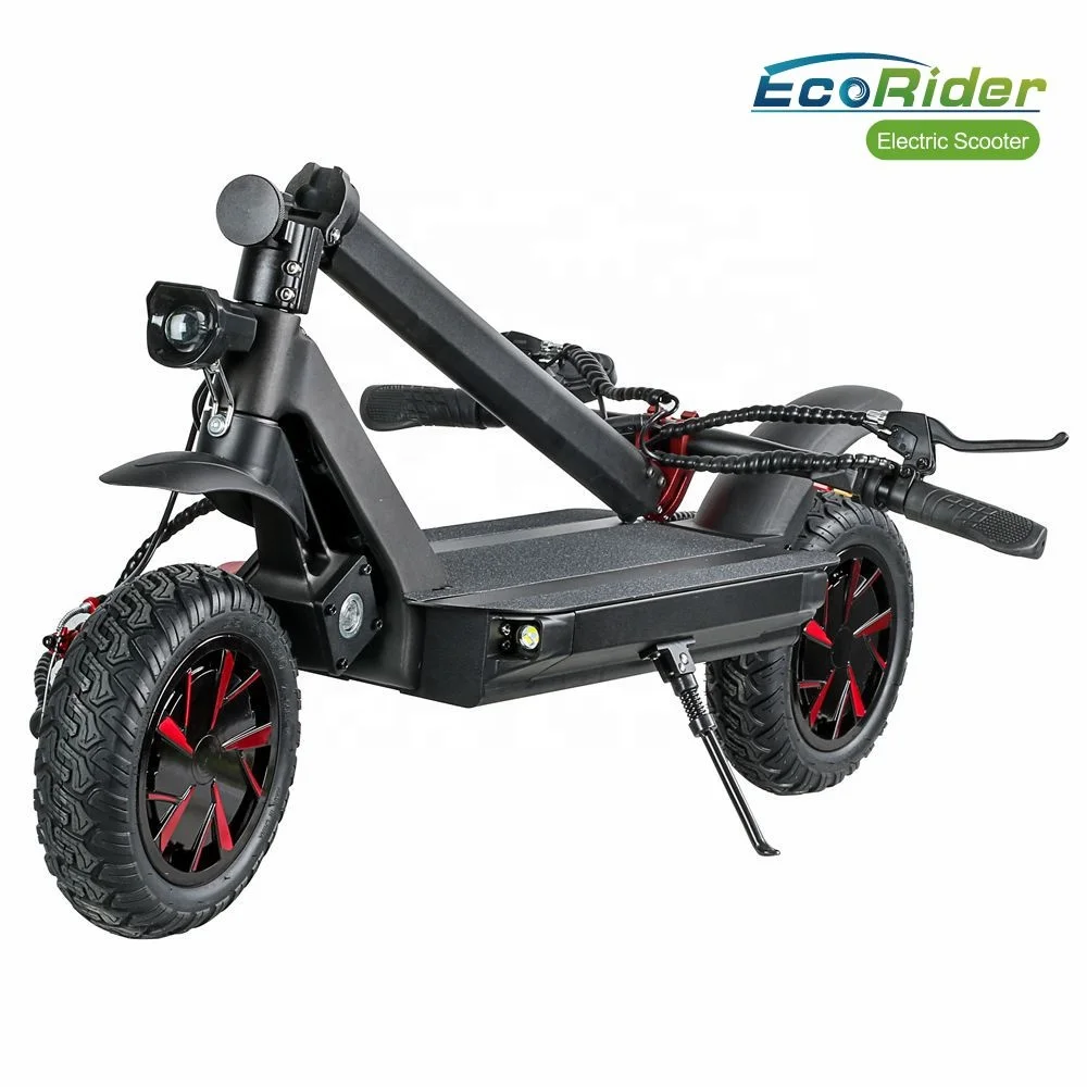 Double Batteries Dual Motor Electric Scooters Electro 3600 Watts Folded E Scooter For EcoRider E4-9 Max