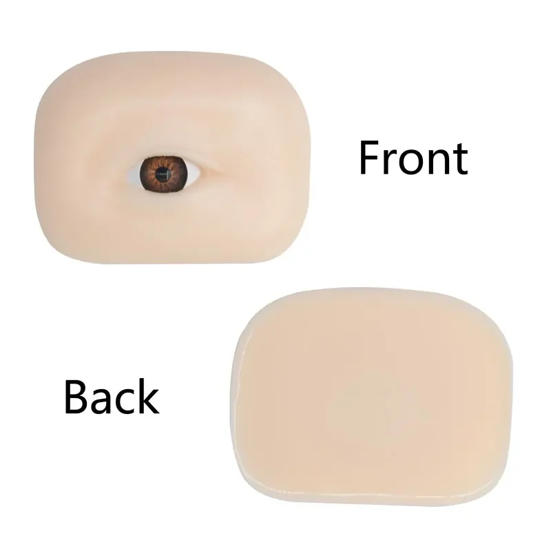 Light Weight Silicone Tattoo Microblading Practice Skin 3D Eye Face Artificial Skin Accessories Tattoo Eyebrow Exercise Model