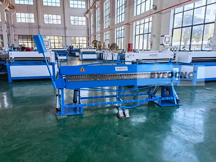 Pneumatic Duct Flange Bender TDF Sheet Metal Bending Machine