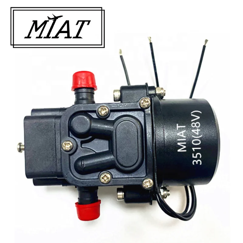Сельскохозяйственные Диафрагменные насосы высокого давления MIAT, л/мин, 12 В постоянного тока, Малый электрический мотор, водонагреватель, бустер-насос