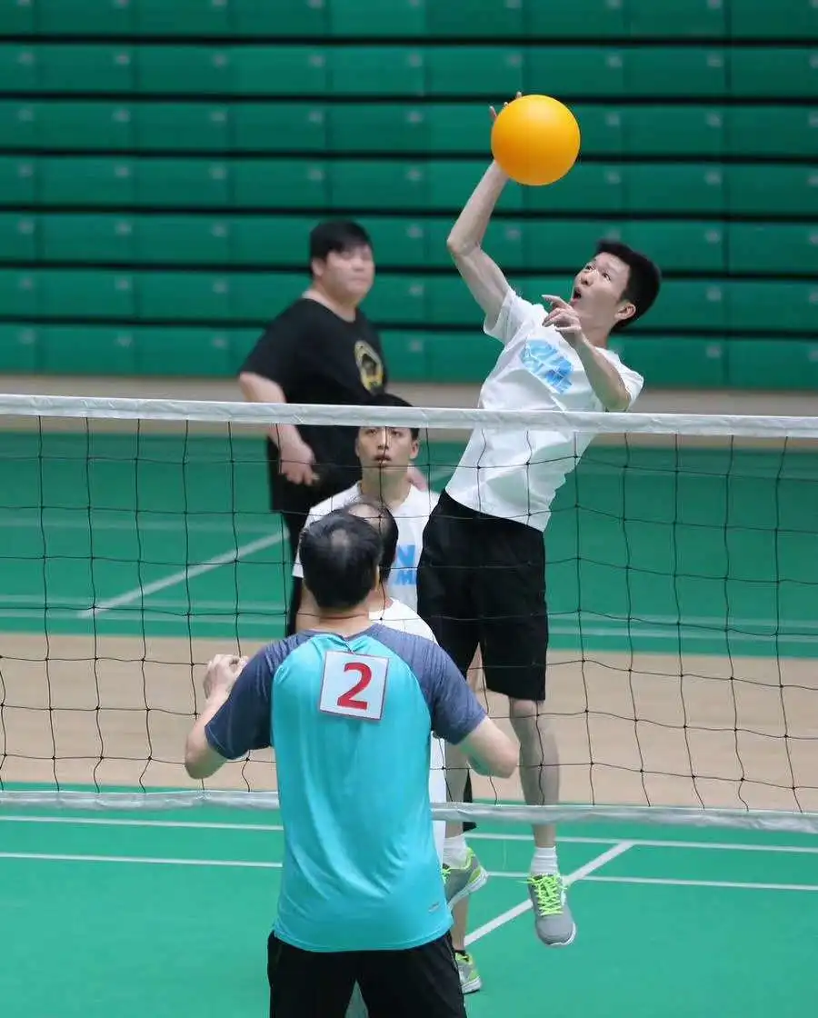 portable professional personalised 4 way beach volleyball training cross net