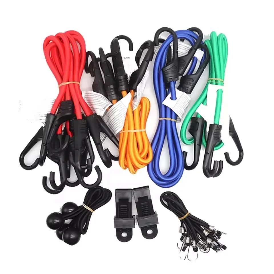 Комплект из эластичного шнура с карабином 4-8 мм