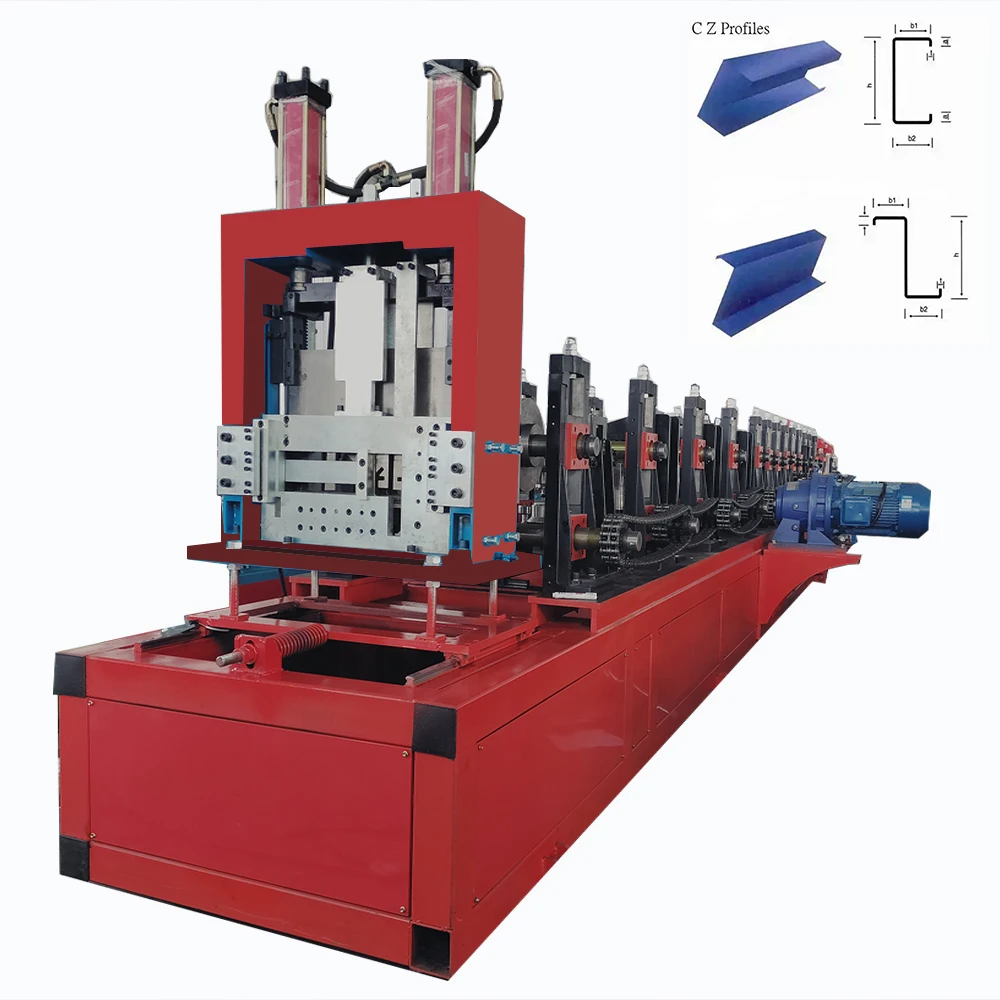 Purlin Stud Cold Roll Forming Machine Manufacturer Angle Roll Former Ceiling System Grid T Main C Z U Keel Making Machines