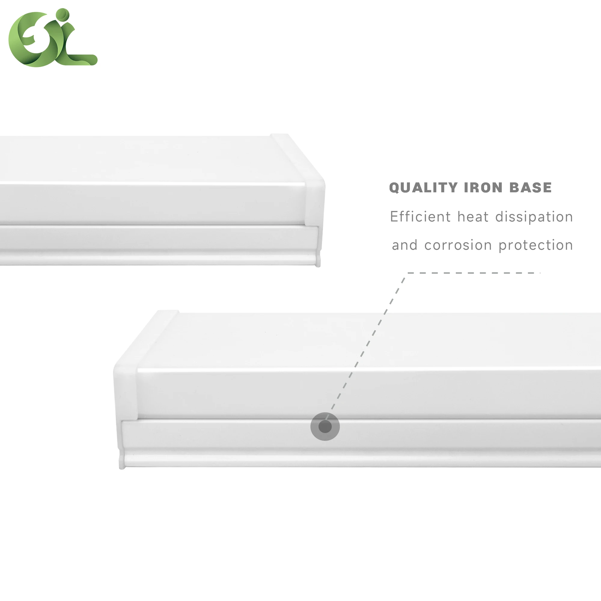 60w 4ft 5000Lm Luminous Shopping Mall Indoor Led Batten Lights Panel Light  Body Lamp Power Lighting Evo