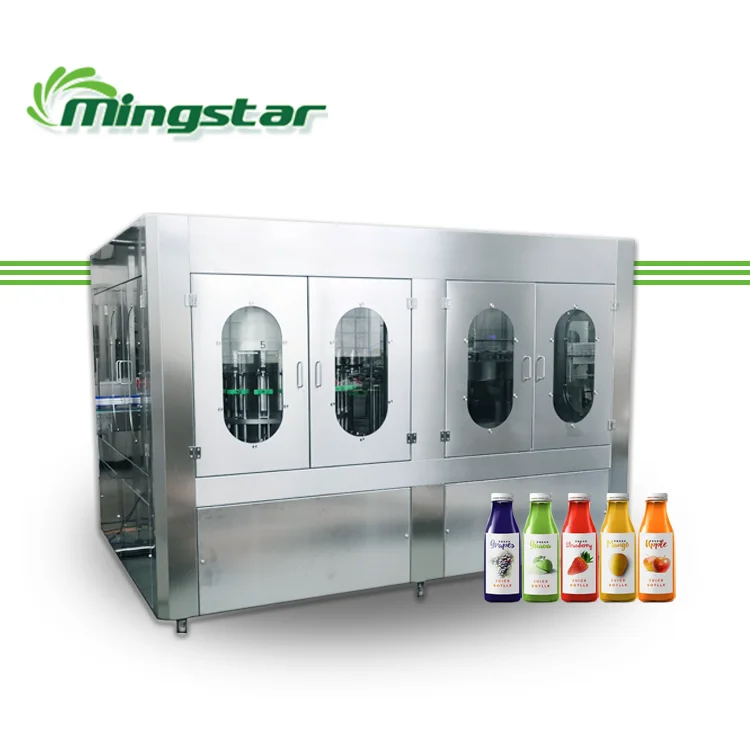 Orange Mango Grape Juice production line 3 in 1 PET bottle apple concentrate Bottling machinery Small juice filling machine