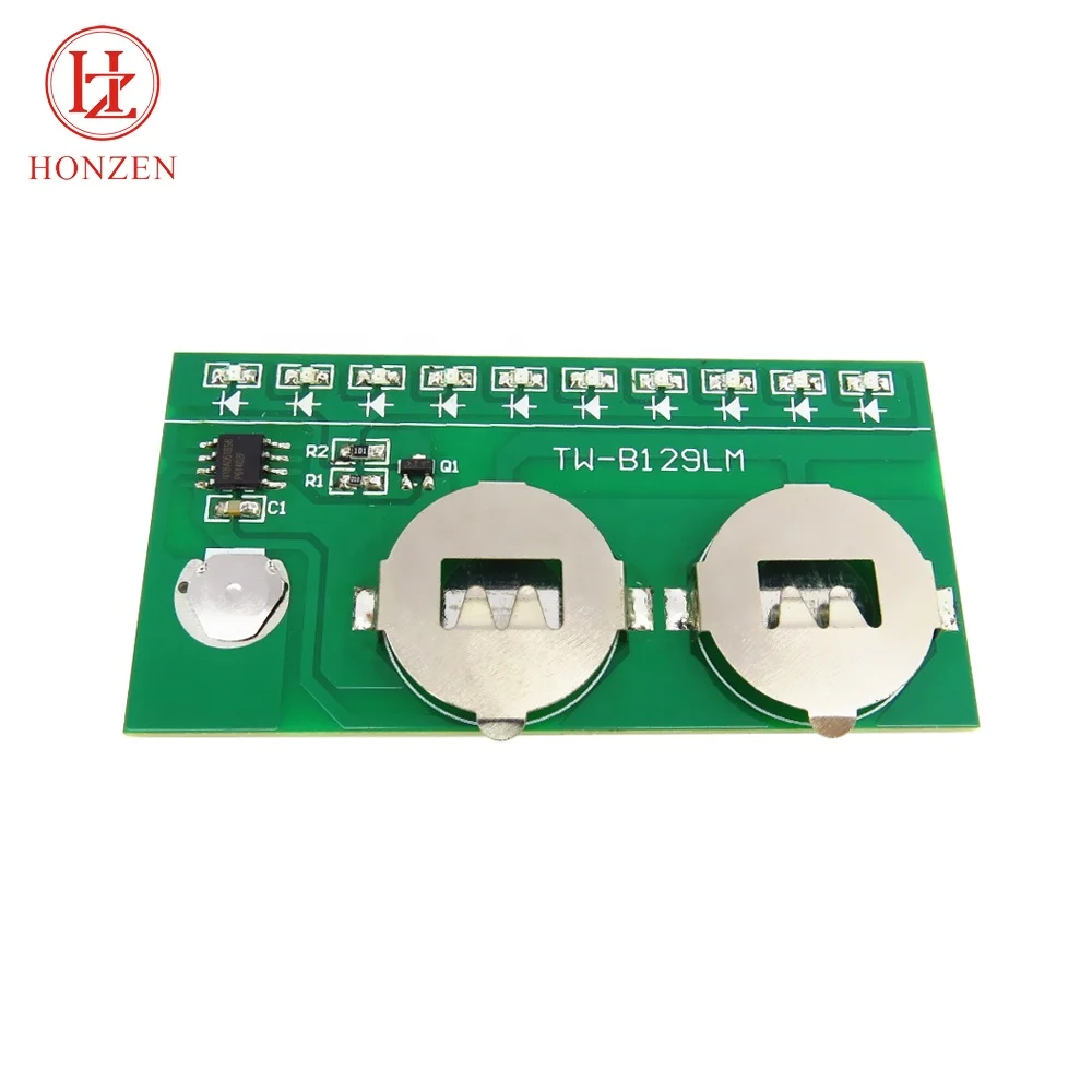 Best service 3V CR2032 battery power 0805 smd red led circuit boards module with dome switch