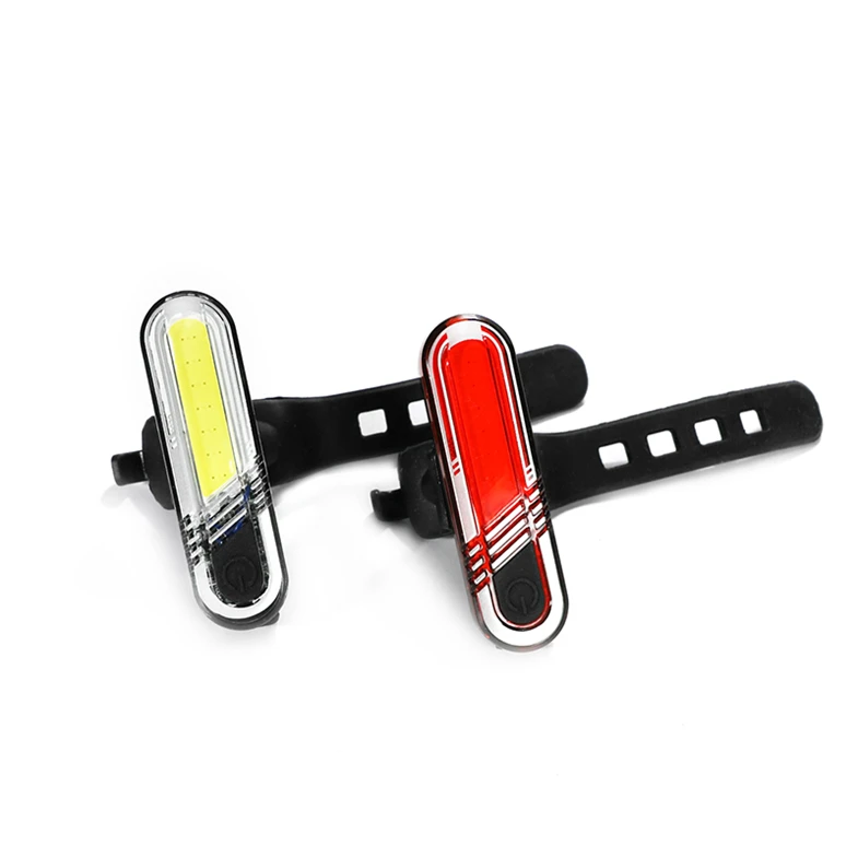 Lights Usb Rechargeable Tail Bike Fog Rear Bicycle Led Strip Light Bicycle Light