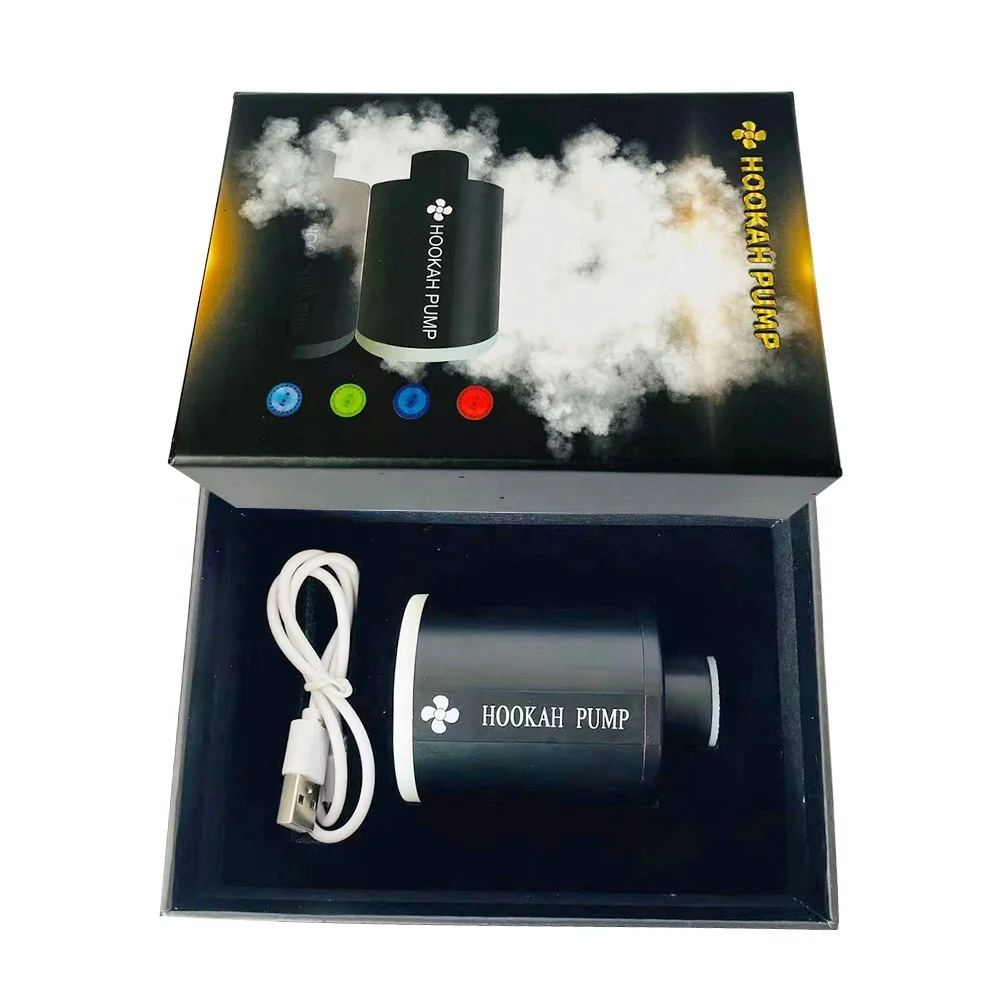 Hot sale Hookah accessories colorful chicha hookah pump shisha hookah starter with LED light