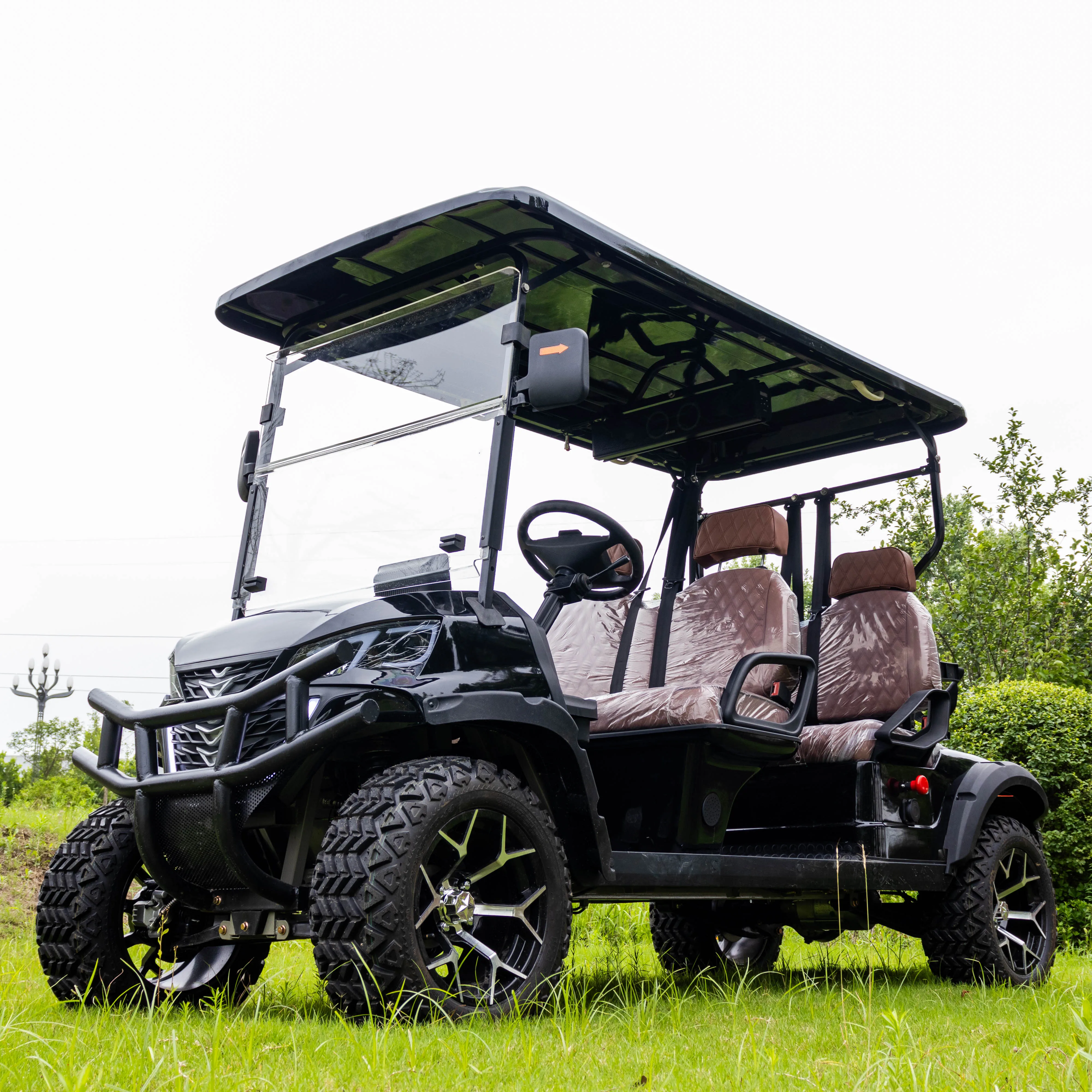 Wholesale Luxury Golf Cart Electric Vehicle Golf Cart 2+2 Seater Off Road Golf Cart for Sale