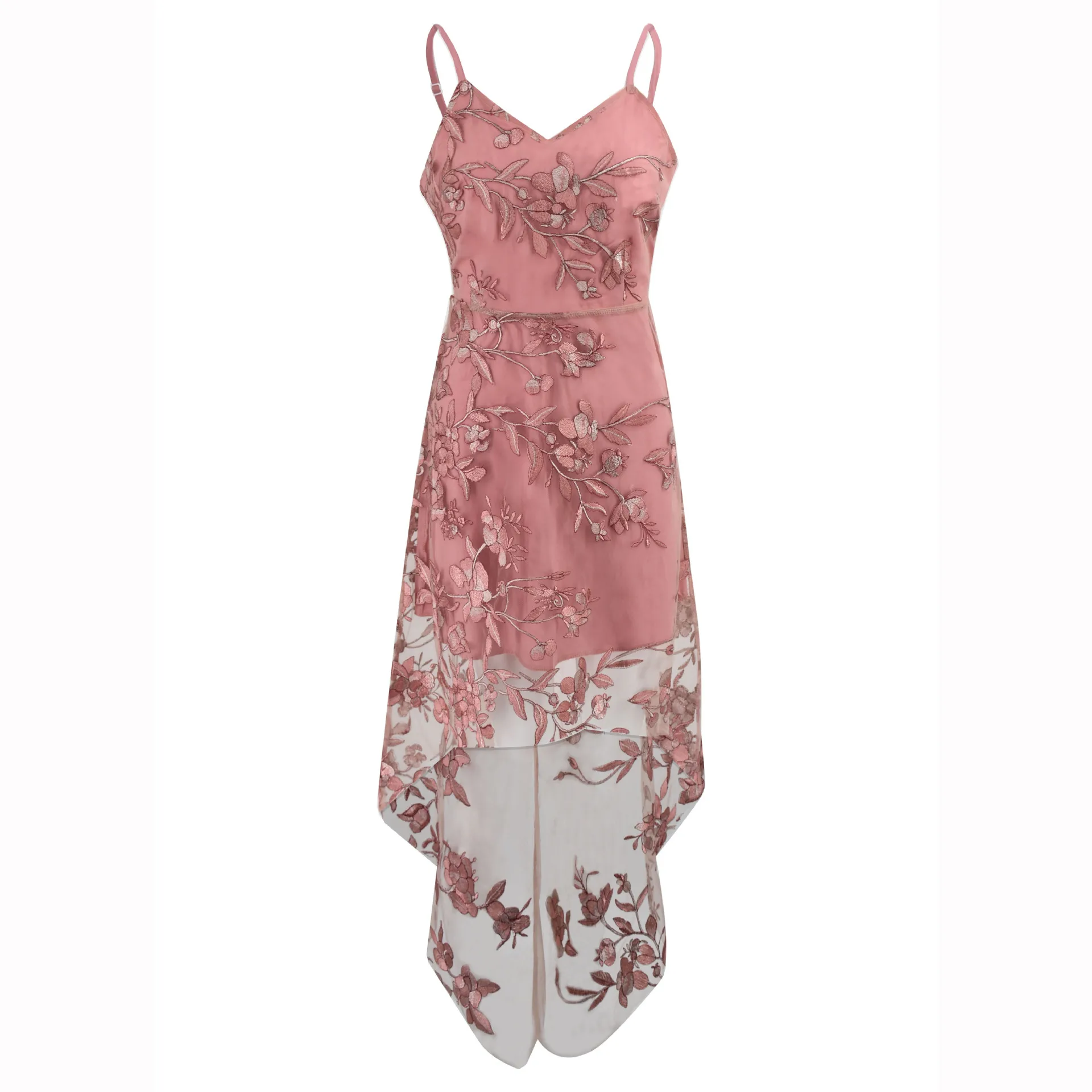 
2019 Latest Sexy Irregular Lace Patchwork Bandage Bridesmaid Wedding Women Evening Party Dresses 