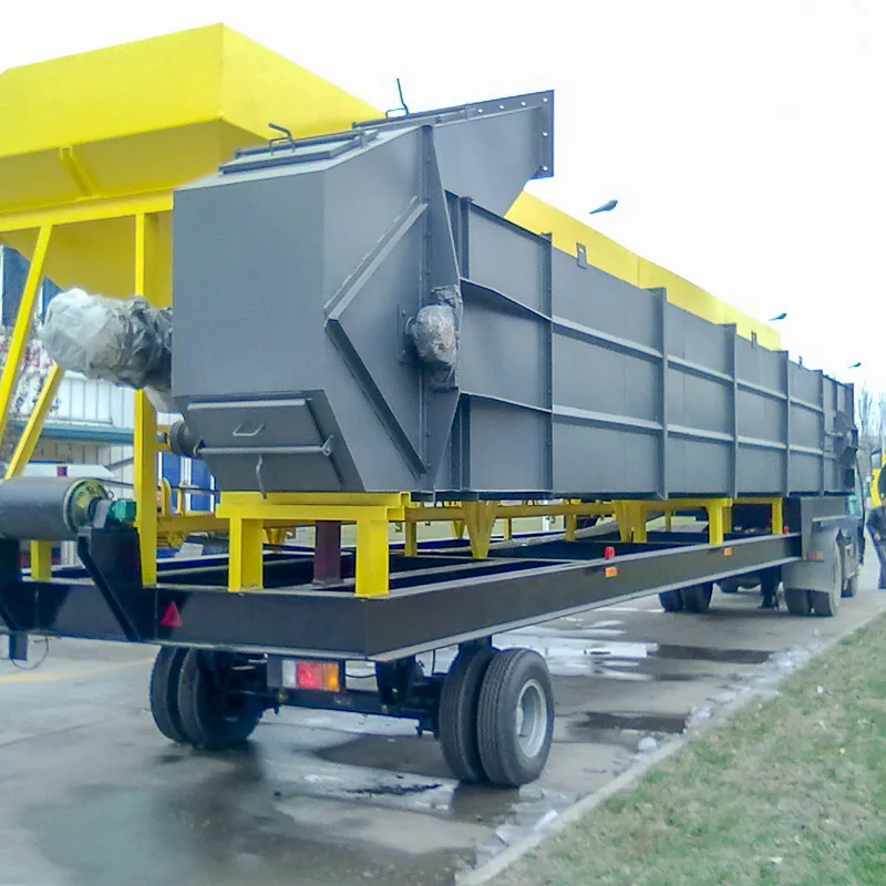 High Performance Portable Batching 120 t/h Mobile Mini Asphalt Plant
