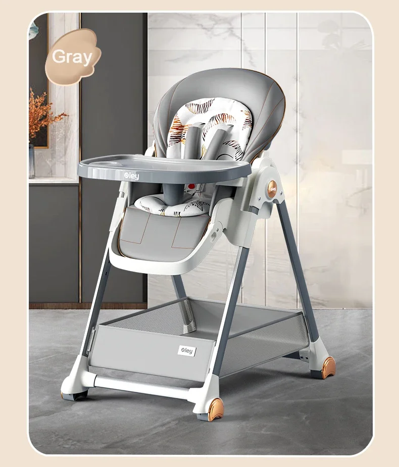 High Chair For Baby Feeding Chinese Factory Made  Chair Light Weight Baby Feeding High Chair With Wheels