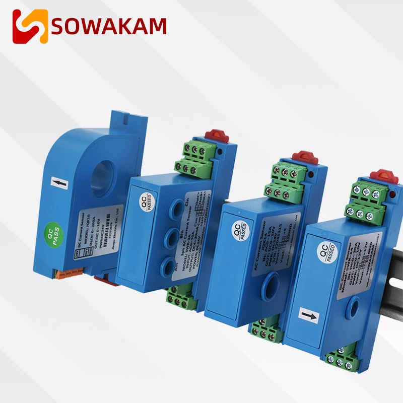 SWK-3A Hall Sensor Current Sensor Series AC0-50A input 4-20mA AC Current Transducer Hall Effect Current Transmitter