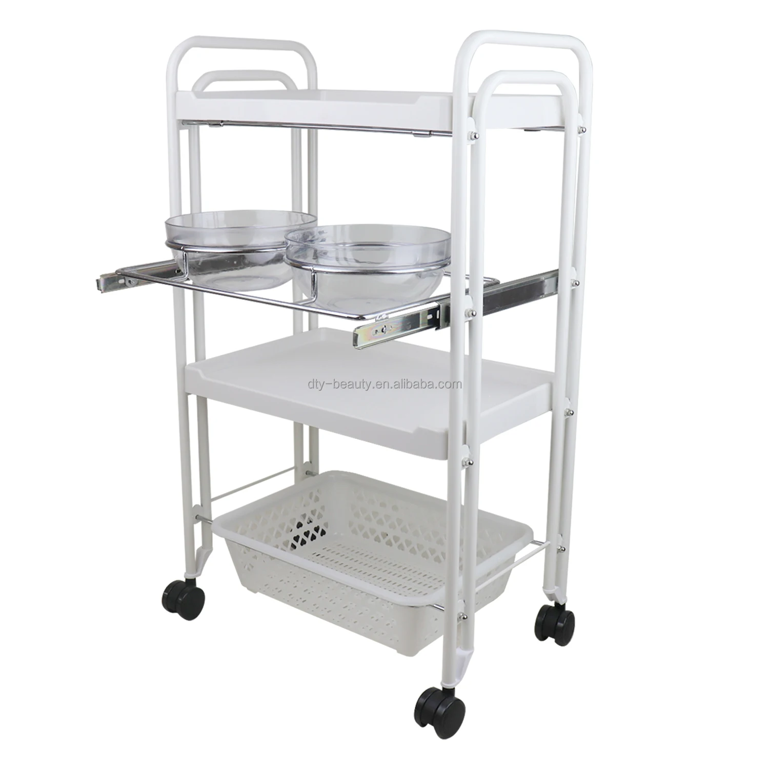 DTY Factory Price Cart salon furniture hairdressing trolley metal beauty salon trolley