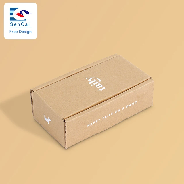 Kraft Mailer Box Paper Packaging Box Rigid Cardboard Kraft Small Boxes For Shipping