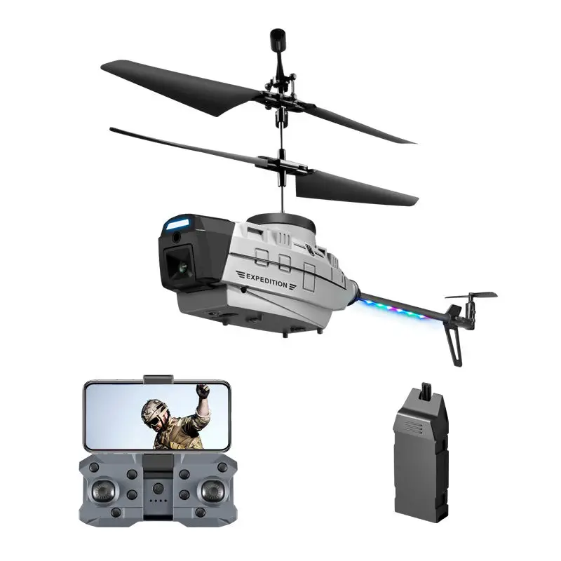 KY202 RC Helicopter Drone 4K Professional HD Camera Gesture Sensing Six-axis Wifi RC Helicopter Remote Control Toys for Boys