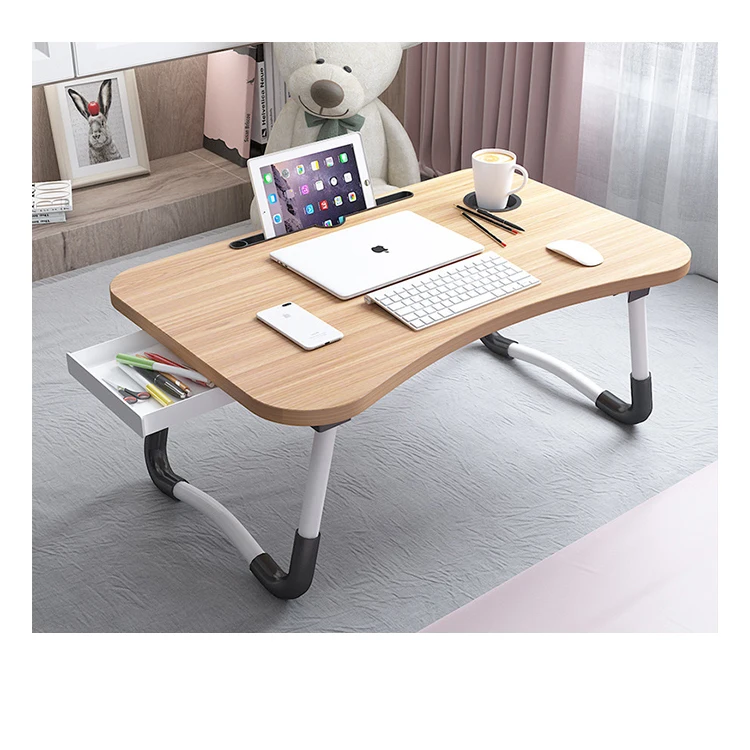 free sample new adjustable height design outdoor folding office study mini computer desktop laptop table with black