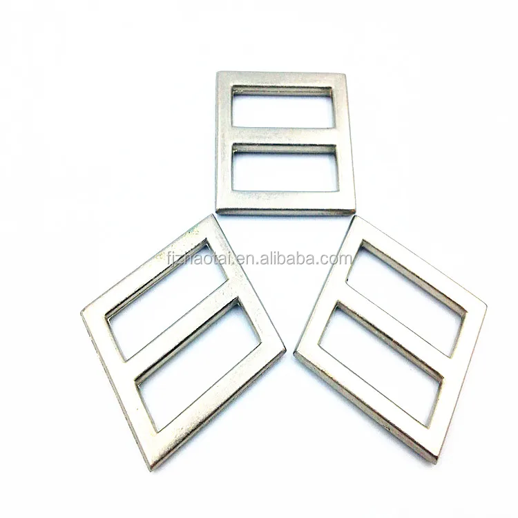 Wholesale factory factory supply rose gold color 1 inch metal adjustable strap buckle for bag