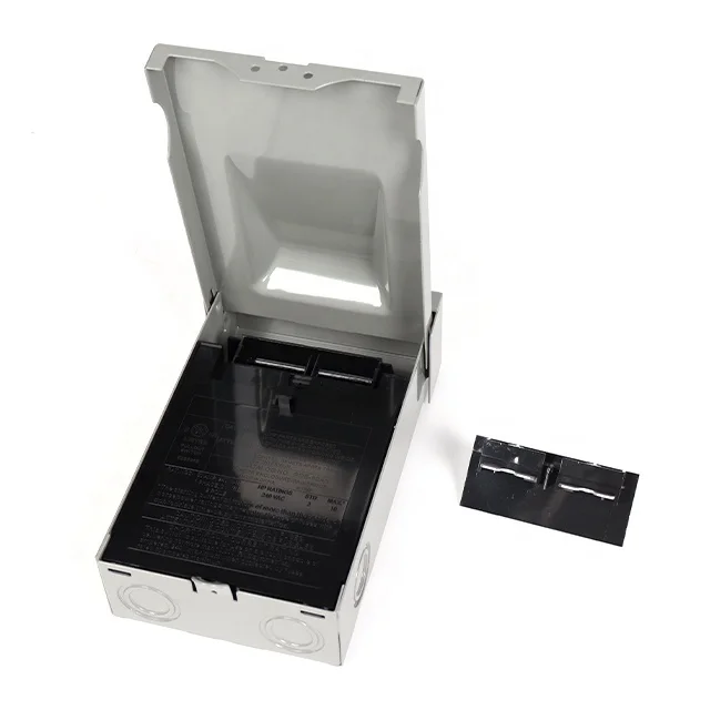 Home HVAC Parts Steel Non-Fused Disconnect Box Switch Electric Power Source Air Conditioning Fitting