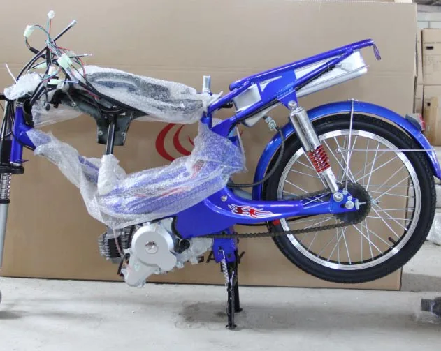 Gas Motorized Bicycle with 49cc engine 20 inch 22 inch 24 inch wheel with pedal