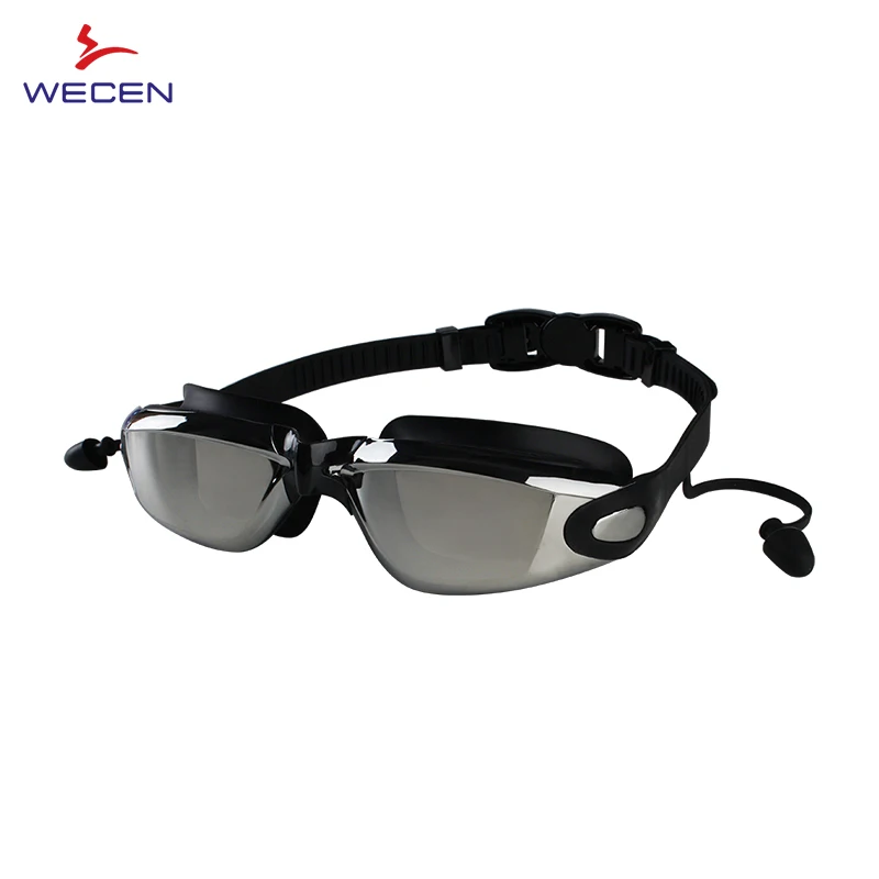 Hot Selling Adult Swimming Goggles UV Protection Waterproof Rainbow Coated  Swim Glass Outdoors Sport Glass