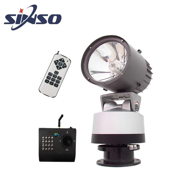 joystick/keyboard control boat patrol 24V xenon searchlights for sale