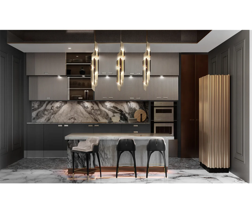 CBMmart Cheap Price American Kitchen Design Custom Make Modular Kitchen Cabinets