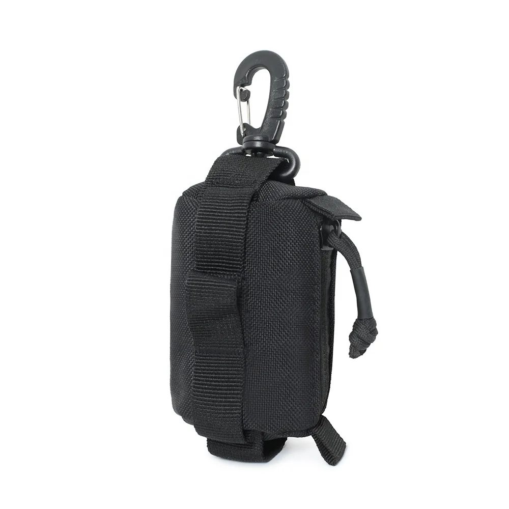 Tactical Wallet Pocket Portable Coin Purses Pouch Keys Tool Holder Keychain Pack Zipper Pocket EDC Pouch