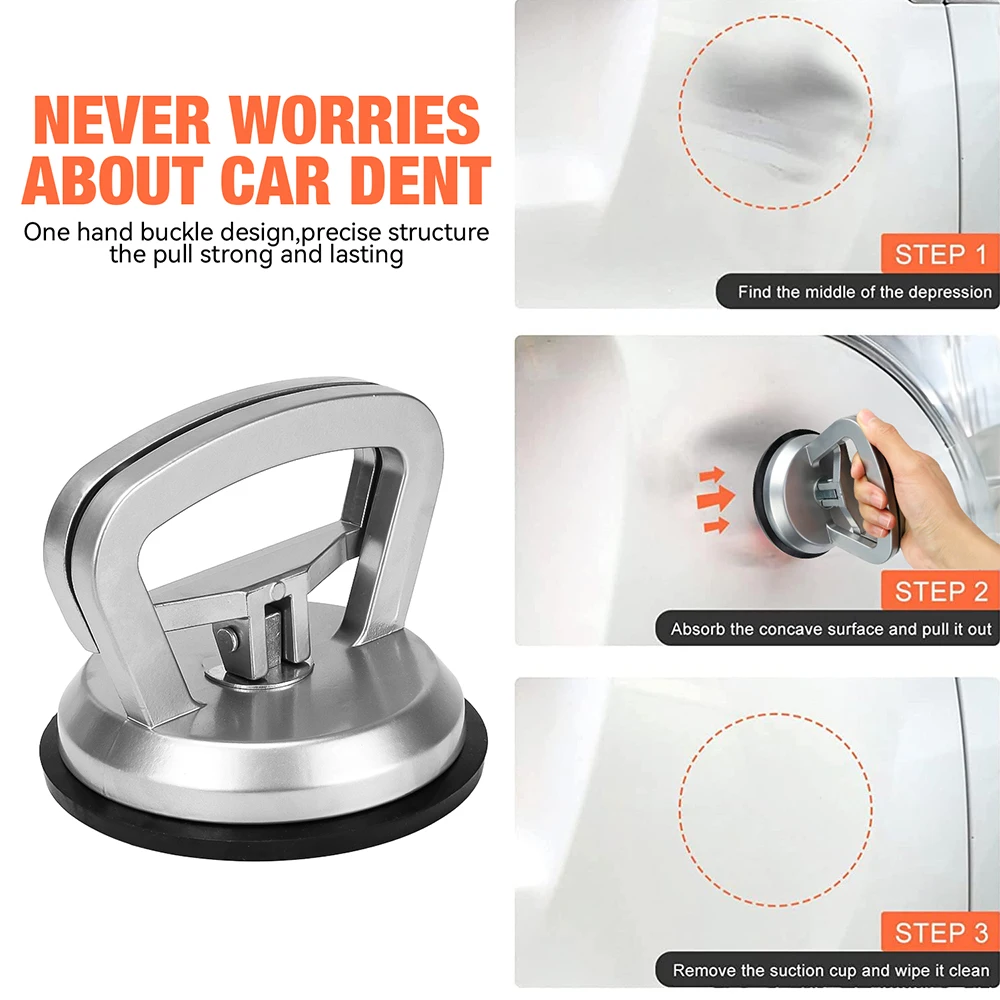 Car Body Repair Paintless Holder Vacuum Suction Cup Dent Puller Machine For Car Small Hand Pump Glass Sucker Dent Repair Kit