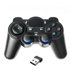 2.4G Wireless Game Controller Joystick Gamepad With Micro USB OTG Converter Adapter For Android TV Box For PC PS3