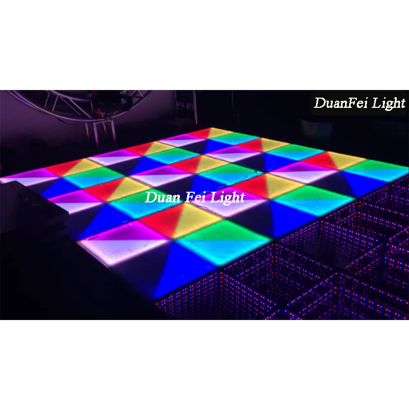 led stage light 100x100x10cm Acrylic led floor light up dance floor for wedding party ktv night club show