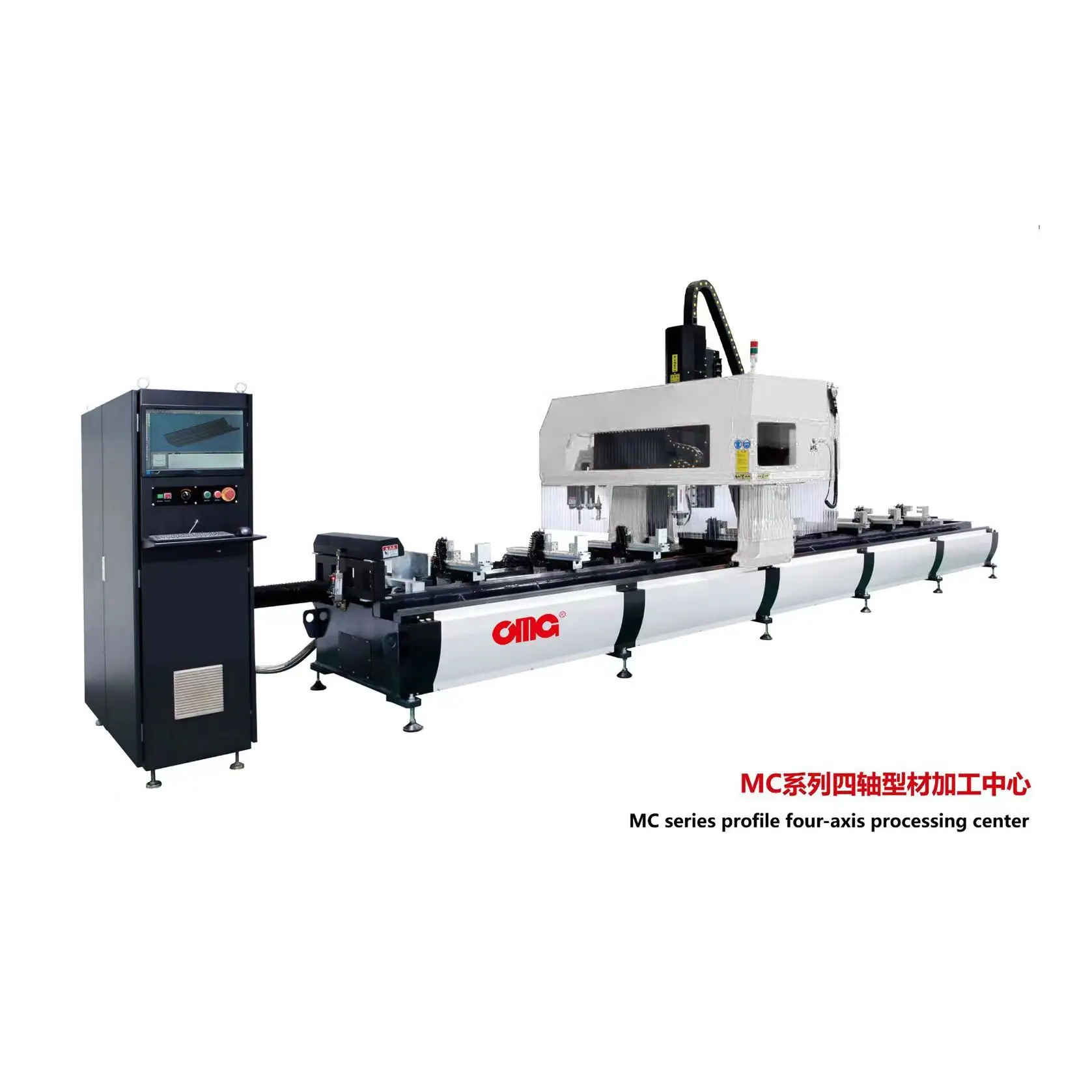 5 Оси CNC алюминиевый профиль маршрутизатор обрабатывающий центр